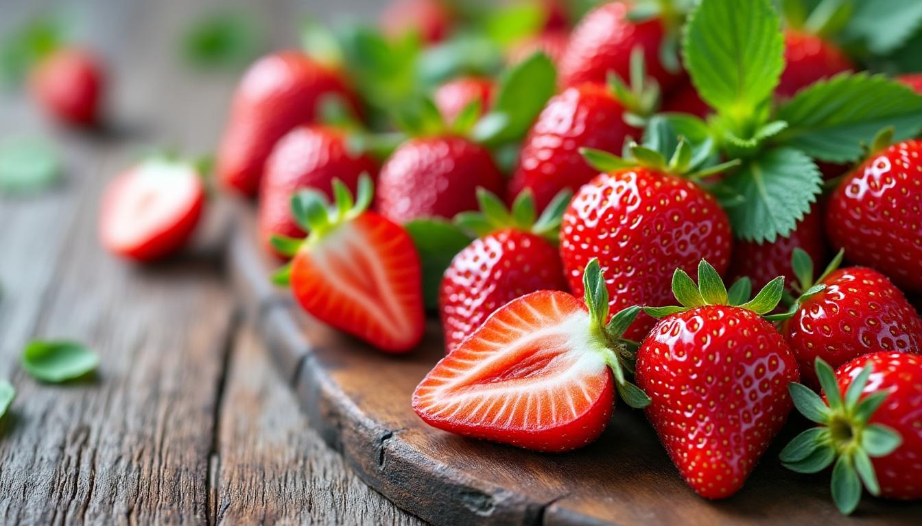 découvrez combien de calories contiennent les fraises, leur apport nutritionnel et les bienfaits qu'elles offrent pour votre santé.