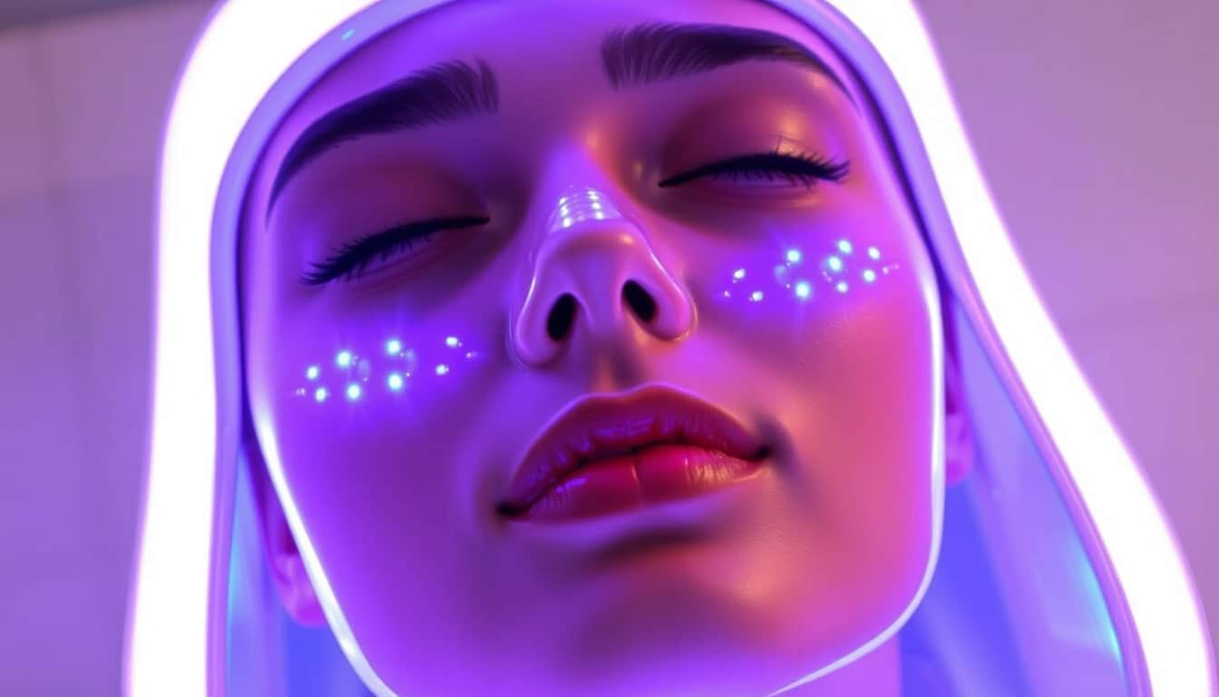 Masque LED visage : avis des dermatologues et dangers