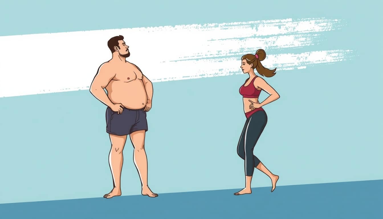 Perte de poids ; même combat entre hommes et femmes ?