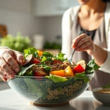Repas minceur : idées équilibrées pour le midi et le soir