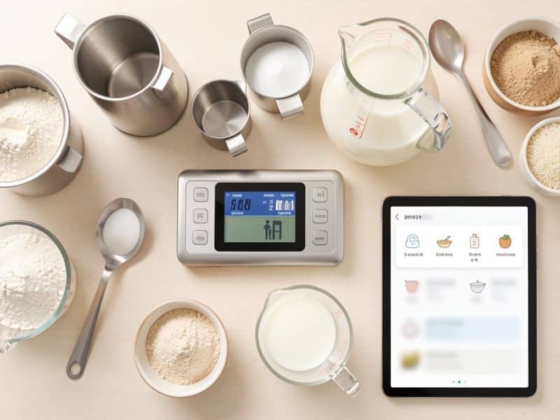 Convertisseur de cuisine : grammes, ml, tasses et cuillères